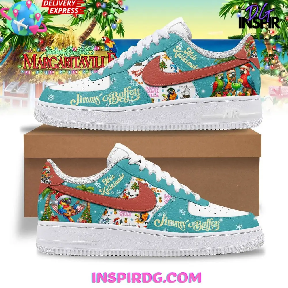Jimmy Buffett Mele Kalikimaka Limited Edition Air Force 1