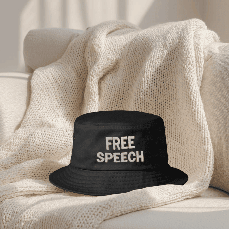 Jimmy Kimmel Bucket Hat Free Speech Trendy Bucket Cap Political Presents For Friends