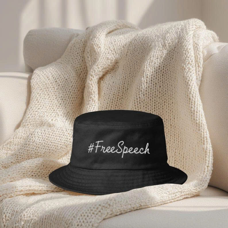 Jimmy Kimmel Bucket Hat Free Speech Trendy Hashtag Cap Presents For Supporters