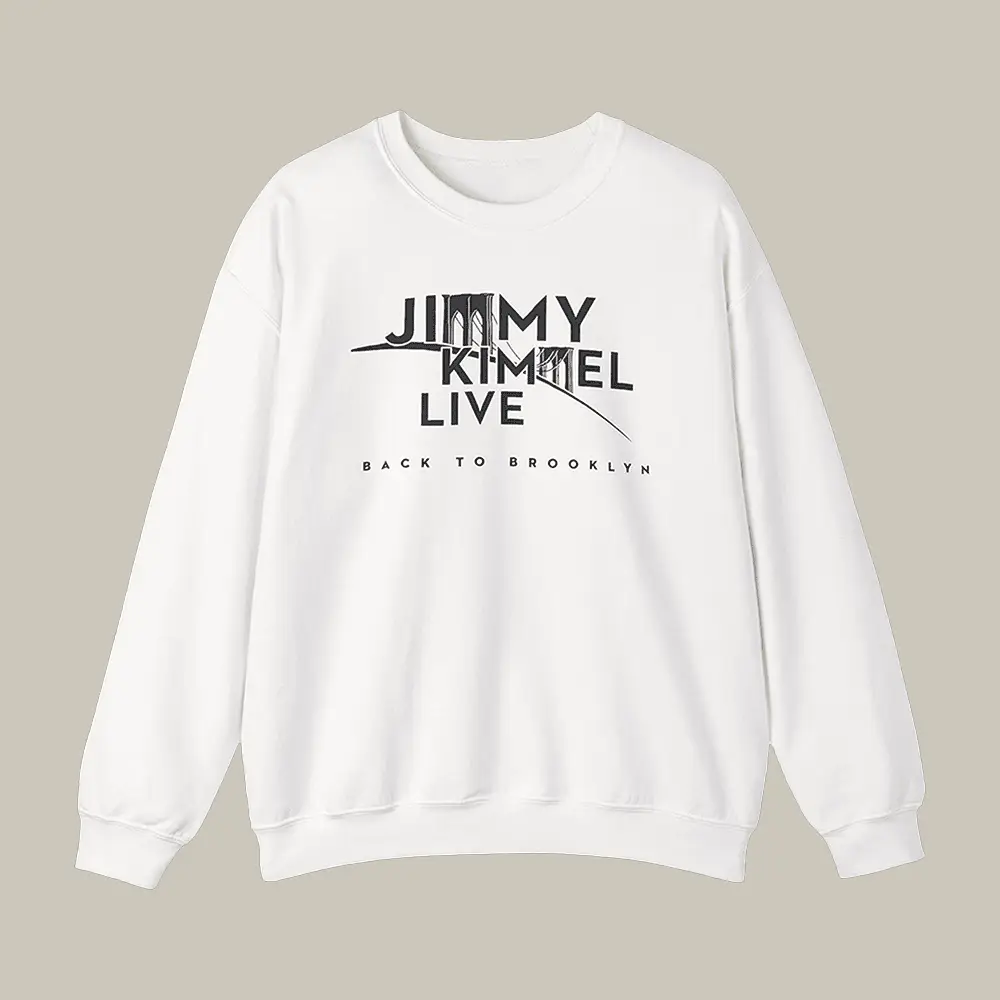 Jimmy Kimmel Live Back To Brooklyn Sweatshirt Jimmy Kimmel Merchandise Girlfriend Gift Ideas Jimmy Kimmel Live Back To Brooklyn Sweatshirt Jimmy Kimmel Merchandise Girlfriend Gift Ideas - Image 1