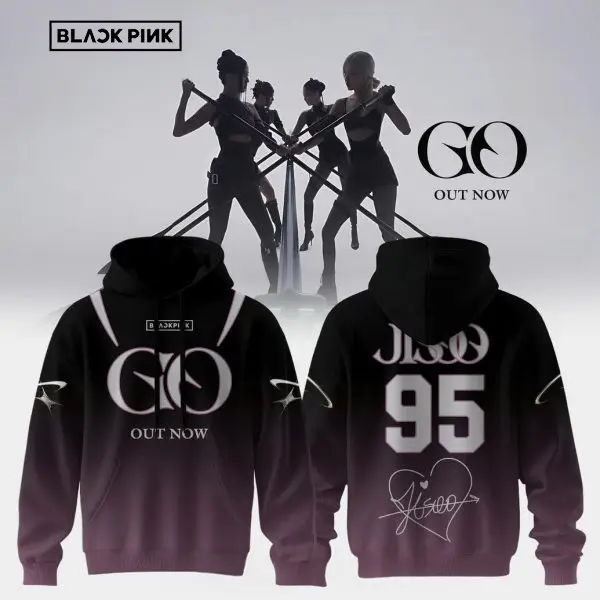 Jisoo x Blackpink Go Out Now 2026 Hoodie Blackpink Album Era Pullover Gift For Fans