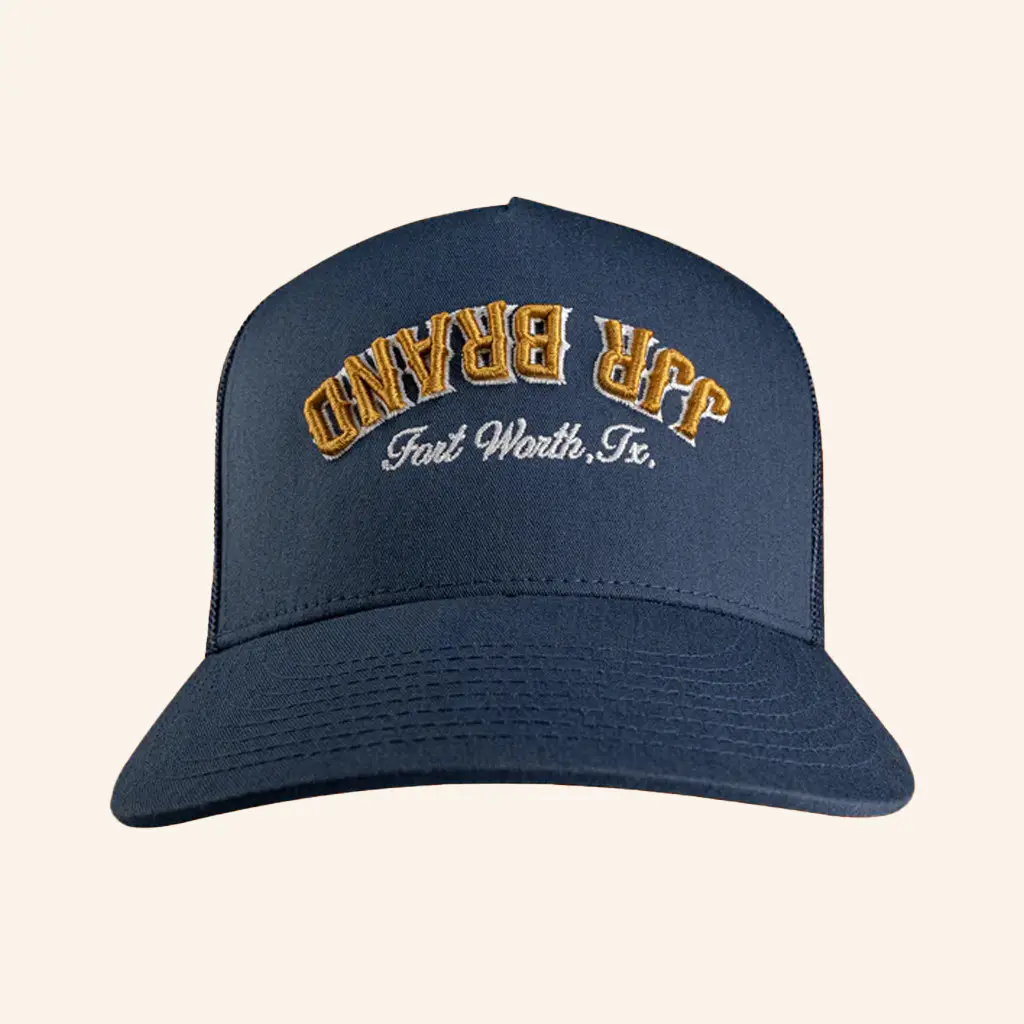 JJR Brand Merch JJR Upside Down Gold Retro Embroidered Hat Gifts For Father -WearandDecor