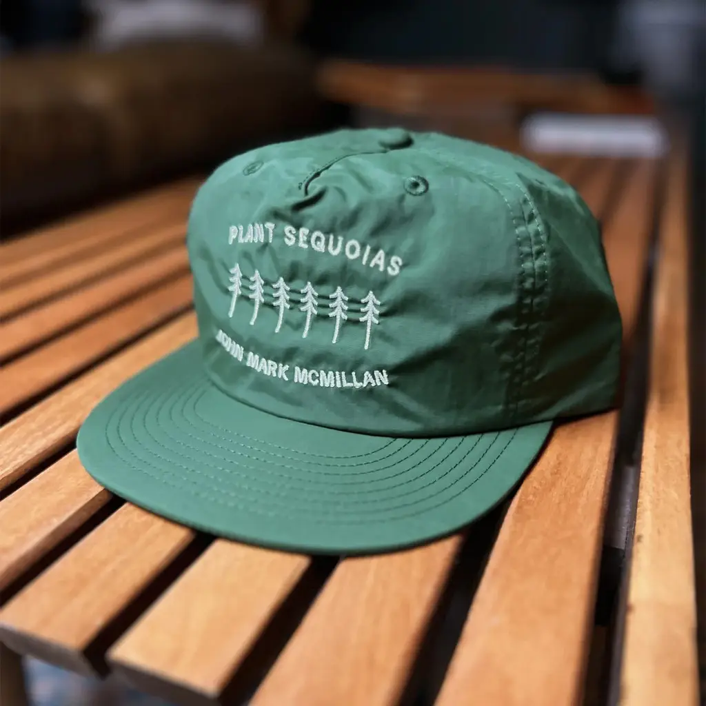 John Mark Mcmillan Merch Plant Sequoias Embroidered Snapback Hat Gifts For Brother -WearandDecor