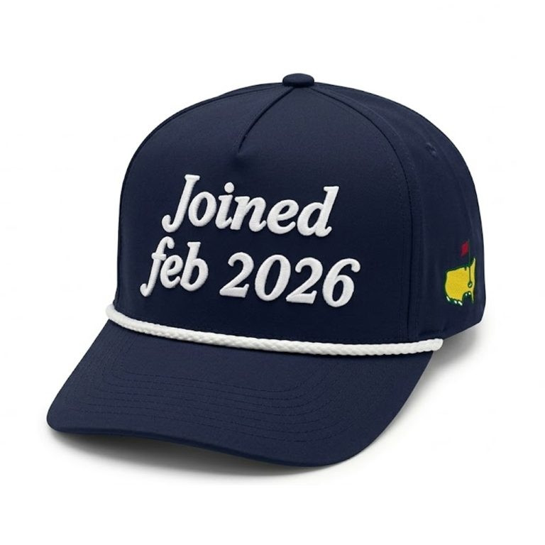 Joined Feb 2026 Golf Rope Baseball Cap Masters Golf Clothes Gift For Proud Sports Dad