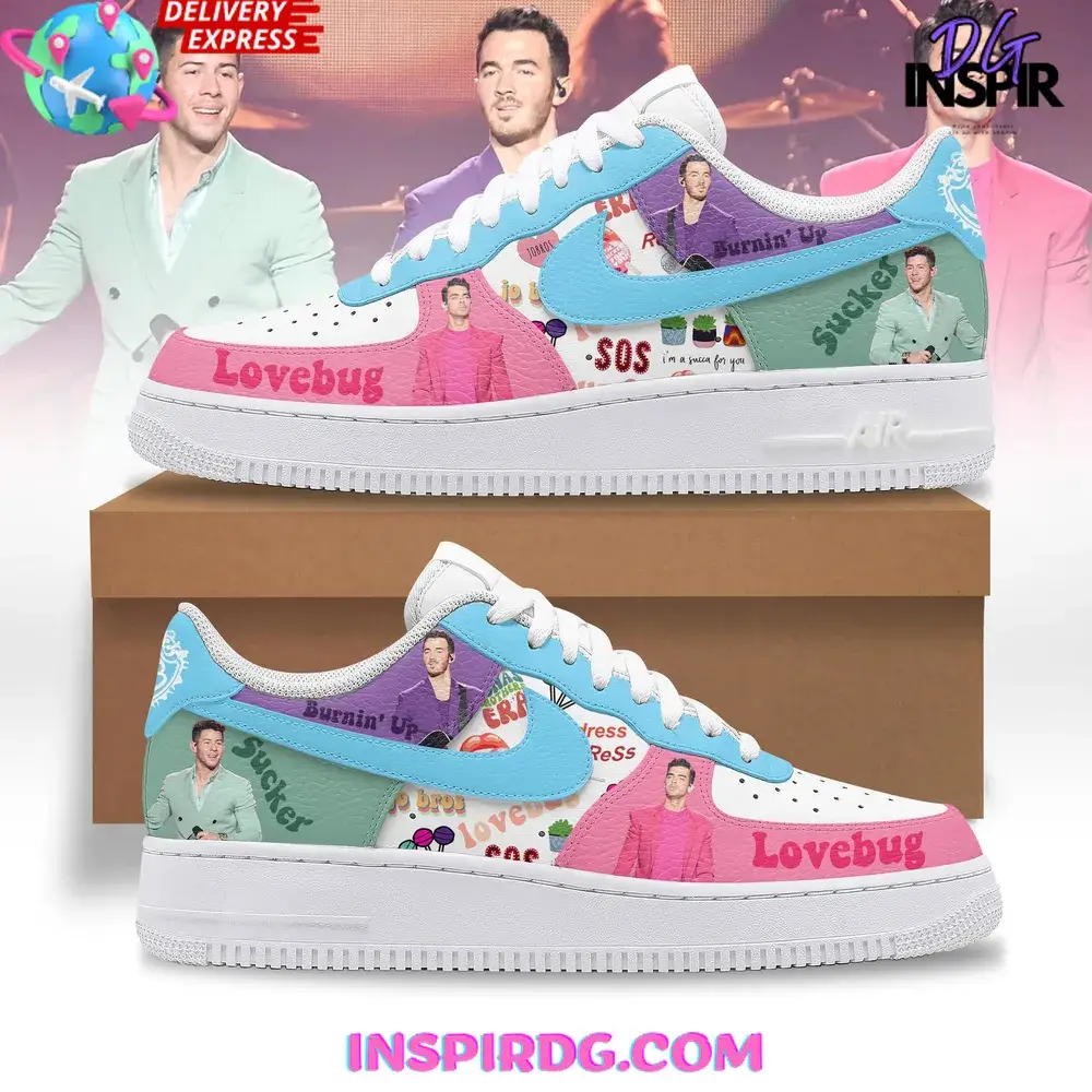 Jonas Brothers Lovebug Limited Air Force 1 Sneakers