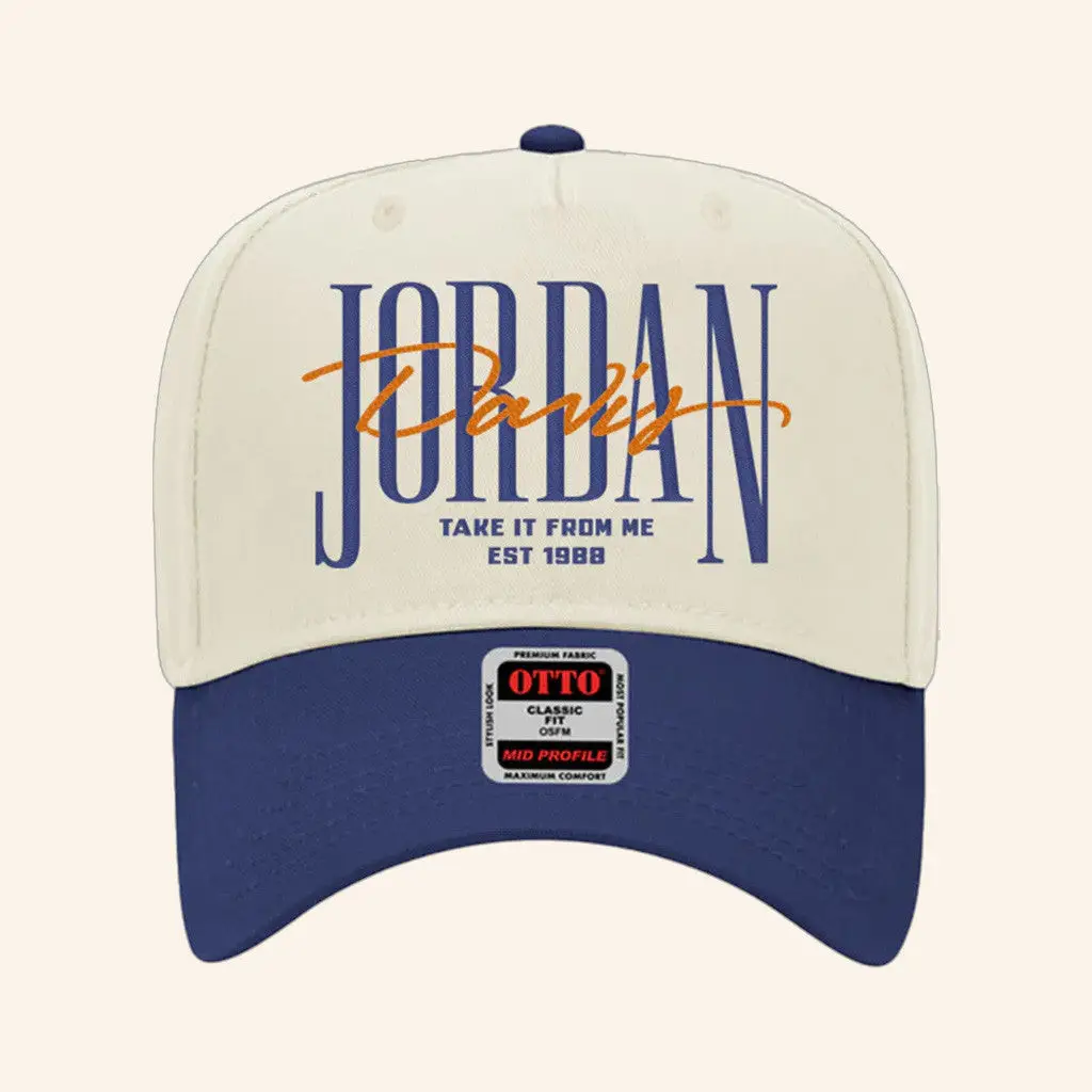 Jordan Davis Official Merch Take It From Me Two Tone Hat Unique Gift For Boyfriend -WearandDecor