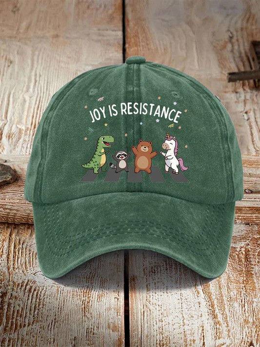 Joy Is Resistance Hat No ICE Baseball Cap Anti Fascism Merch Patriotic Gifts For Her
