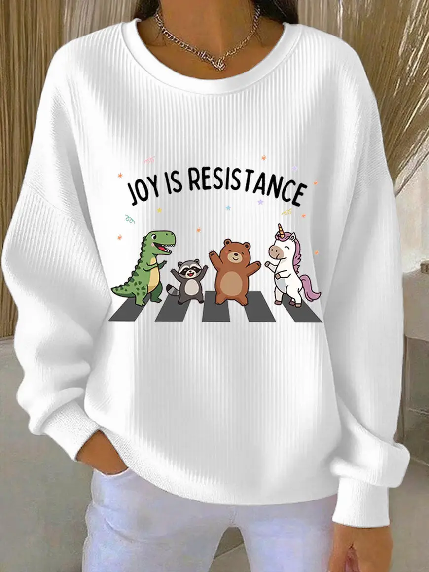 Joy Is Resistance Sweatshirt Freedom Movement Merch Anti Fascism Gifts For Mom Joy Is Resistance Sweatshirt Freedom Movement Merch Anti Fascism Gifts For Mom - Image 1