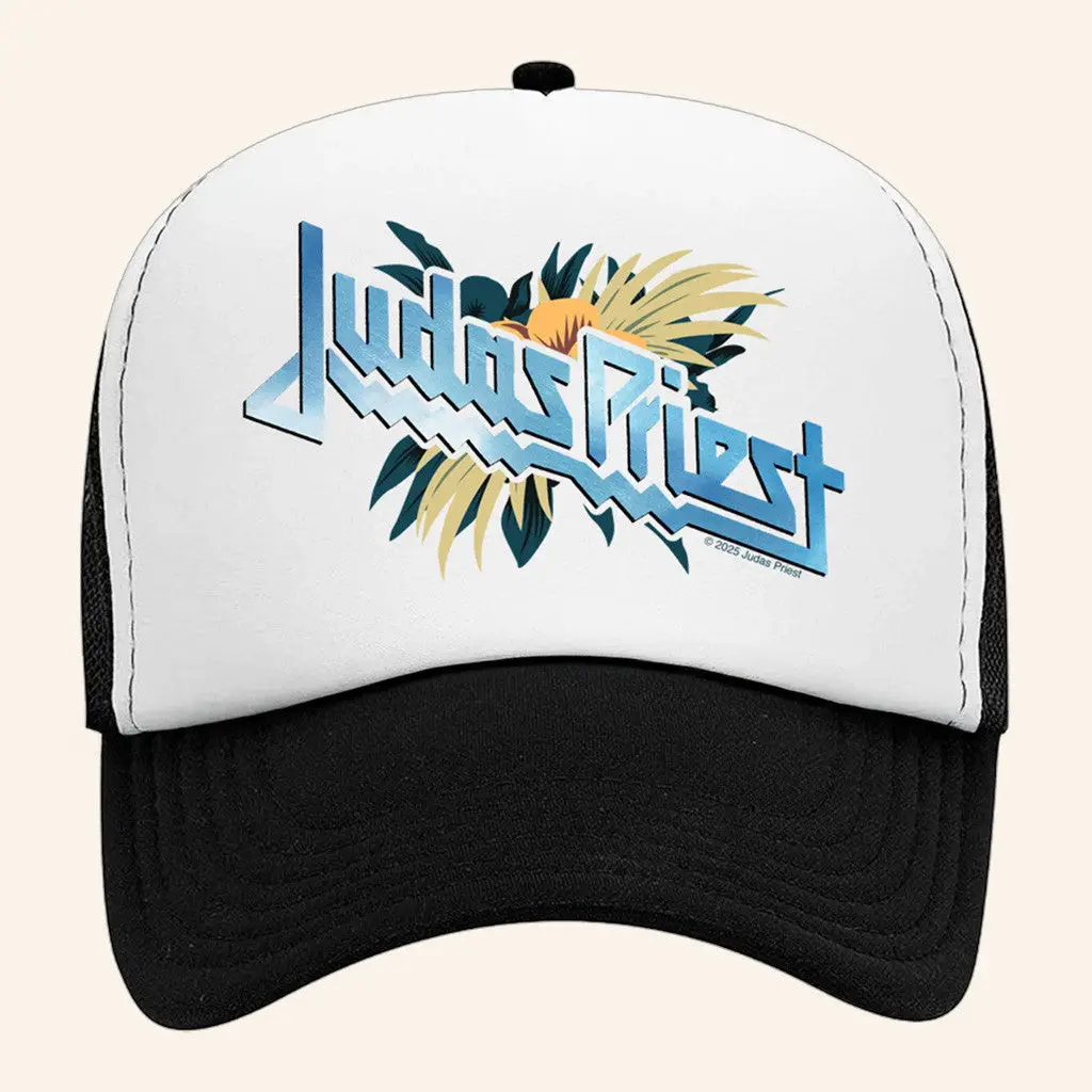 Judas Priest Merch British Steel Trucker Hat Gift Ideas For Husband -WearandDecor