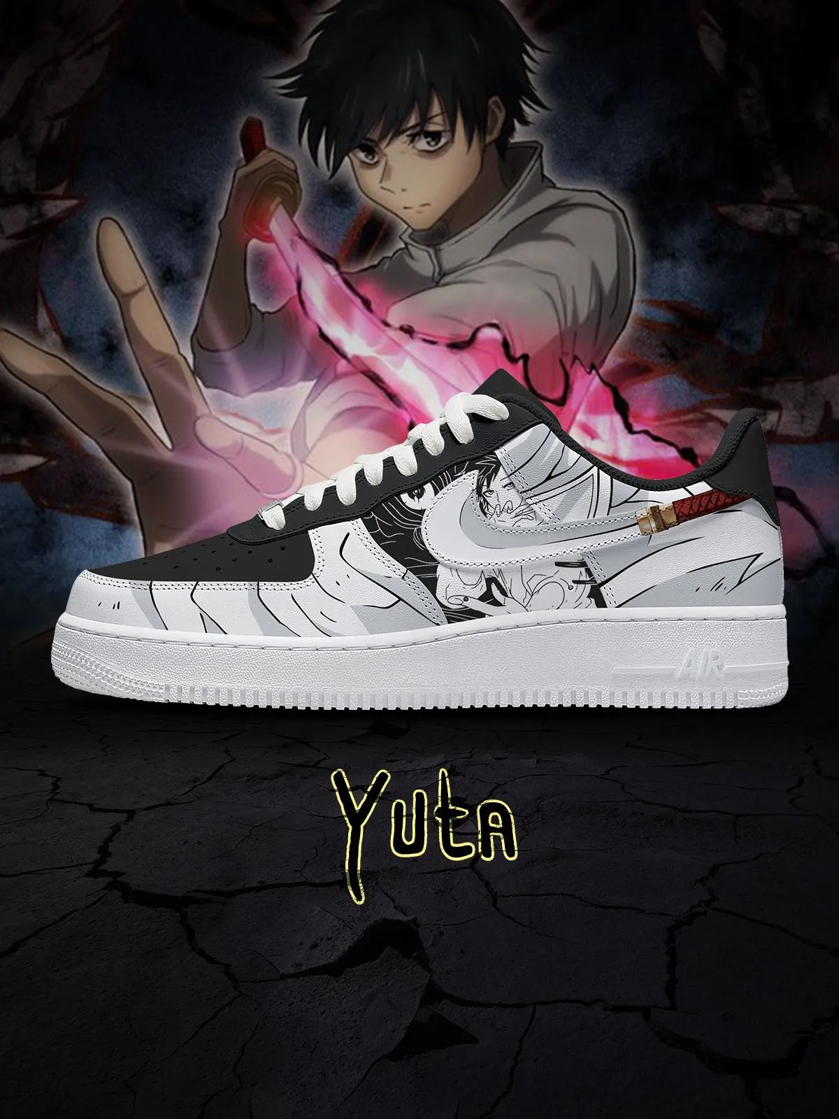 Jujutsu Kaisen Yuta Okkotsu Air Force 1 Shoes Sneakers