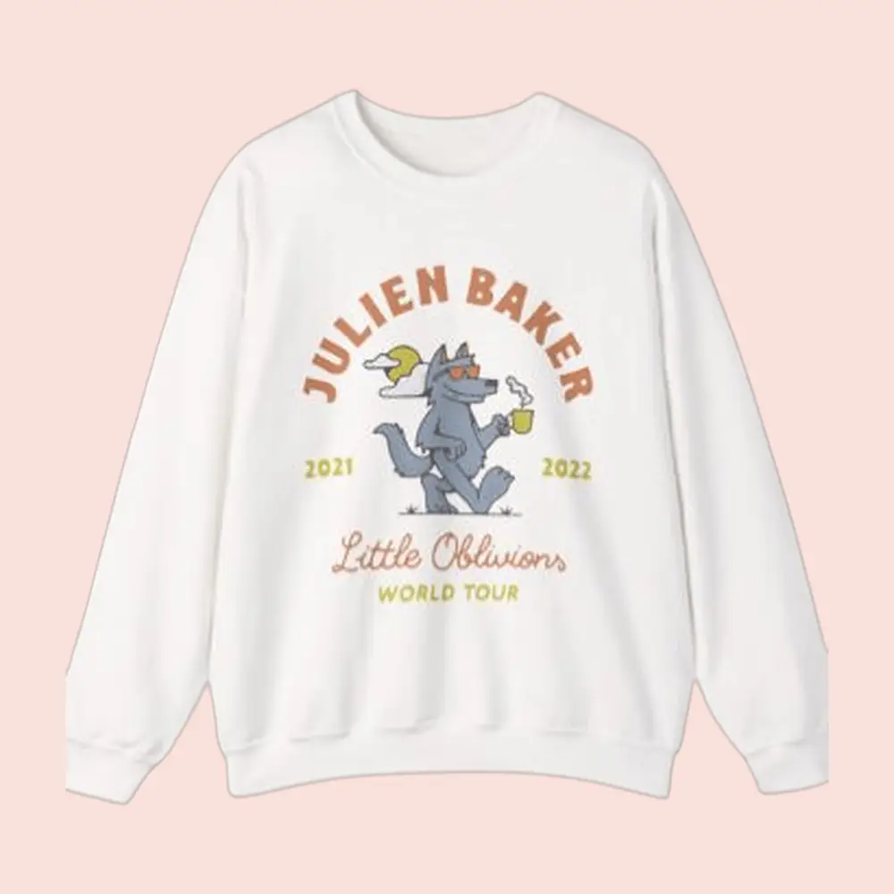 Julien Baker Merch Little Oblivions World Tour T-Shirt Gifts For Music Lovers