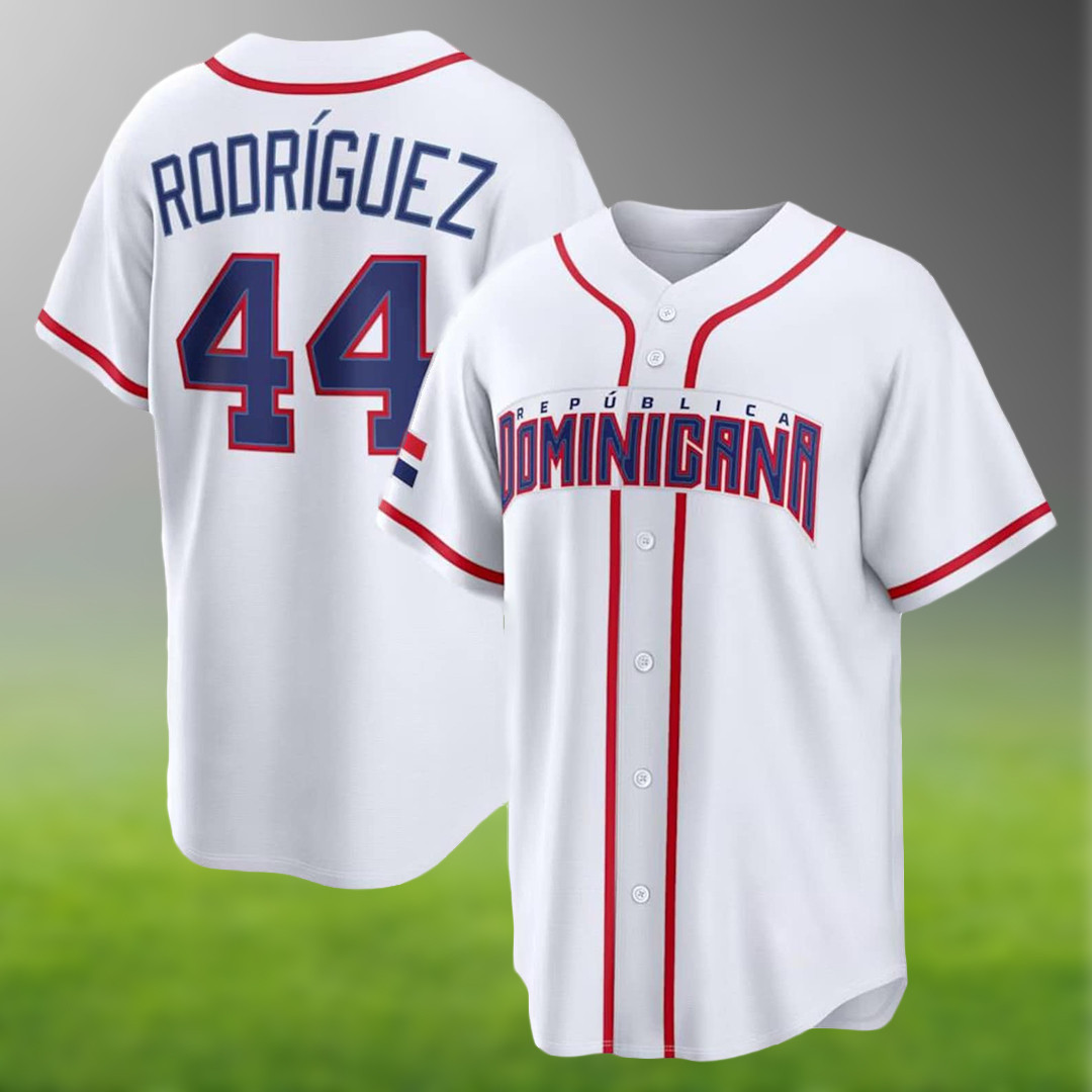 Julio Rodríguez #44 Jersey Dominican Republic 2026 World Baseball Classic Jersey