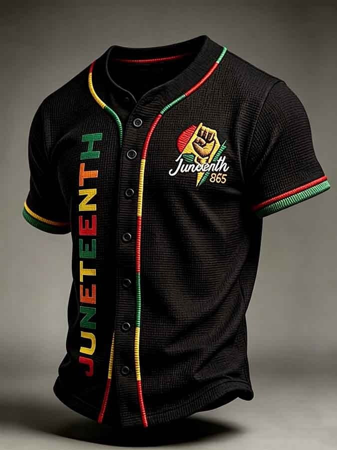 Juneteenth Celebration Jersey Shirt Black History Month Clothing June 19th Holiday Gifts