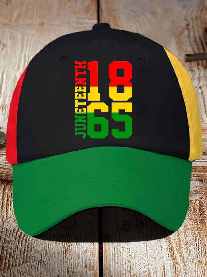 Juneteenth Holiday Merch June 19 1865 Baseball Cap Black History Gifts Juneteenth Holiday Merch June 19 1865 Baseball Cap Black History Gifts - Image 1