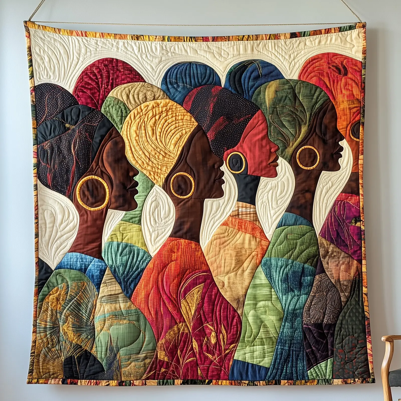 Juneteenth Queens Quilted Blanket Black History Home Textile Melanin Black Women Gifts For Her
