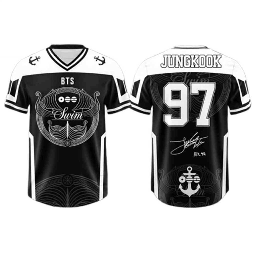 Jungkook BTS Swim Arirang Album Football Jersey BTS Merch 2026 Arirang World Tour Apparel