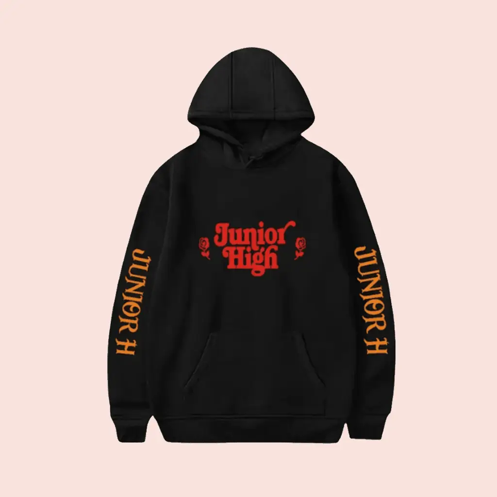 Junior High Red Logo Hoodie Music Concert Apparel Junior H Lover Gift