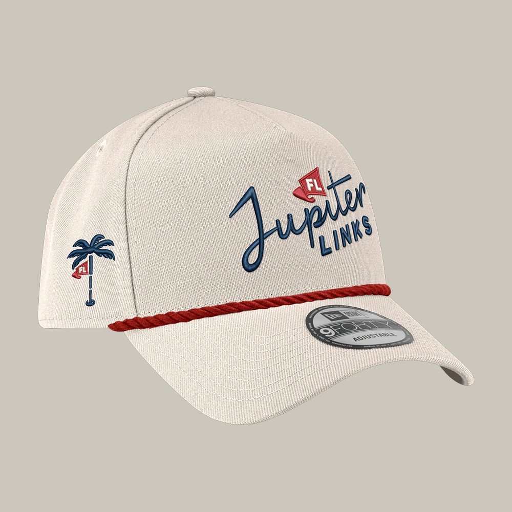 Jupiter Links Golf Club 9FORTY A Frame Rope Hat TGL Golf Merch Unique Gift For Fans