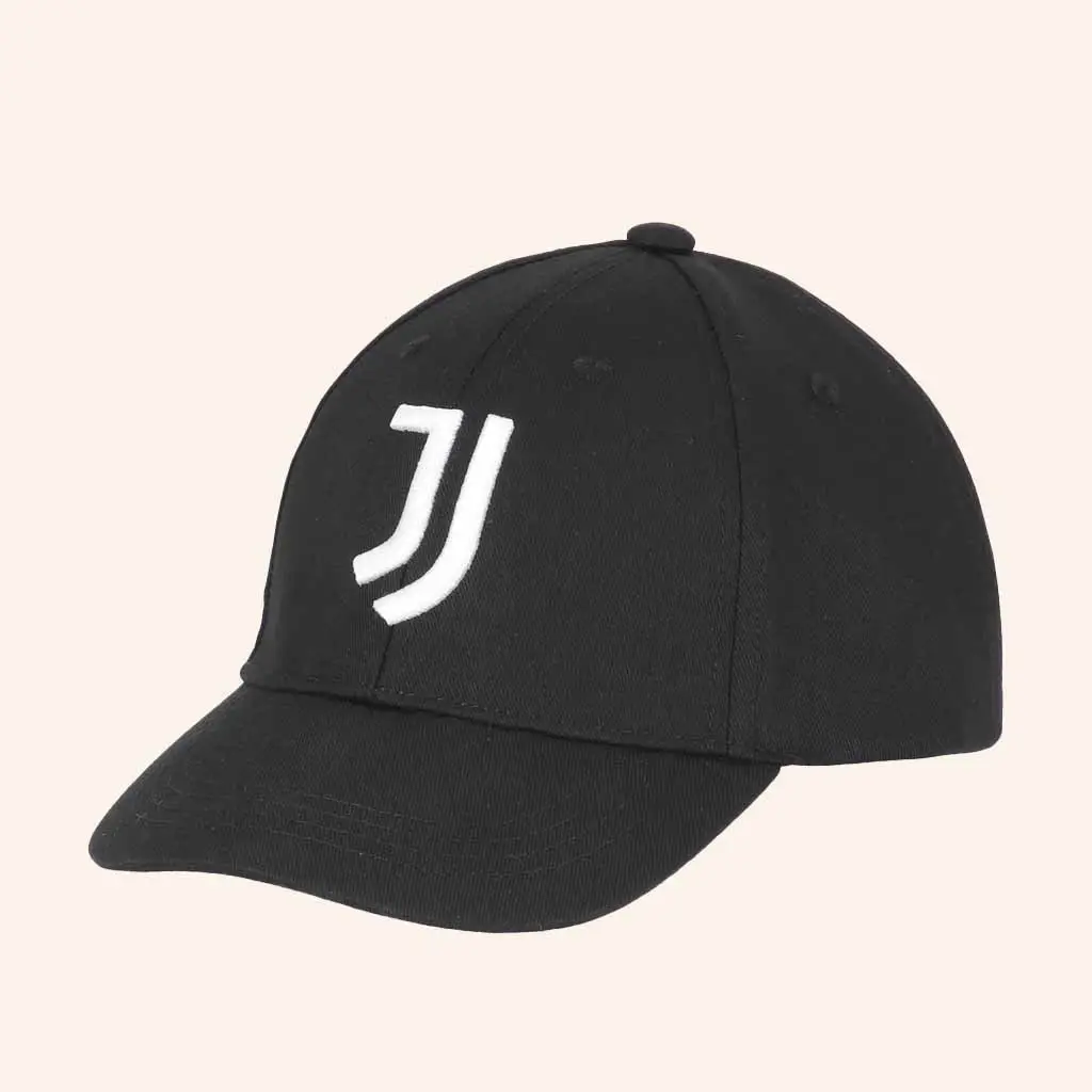 Juventus Merch Juventus J Logo Embroidered Hat Gift For Soccer Lovers -WearandDecor