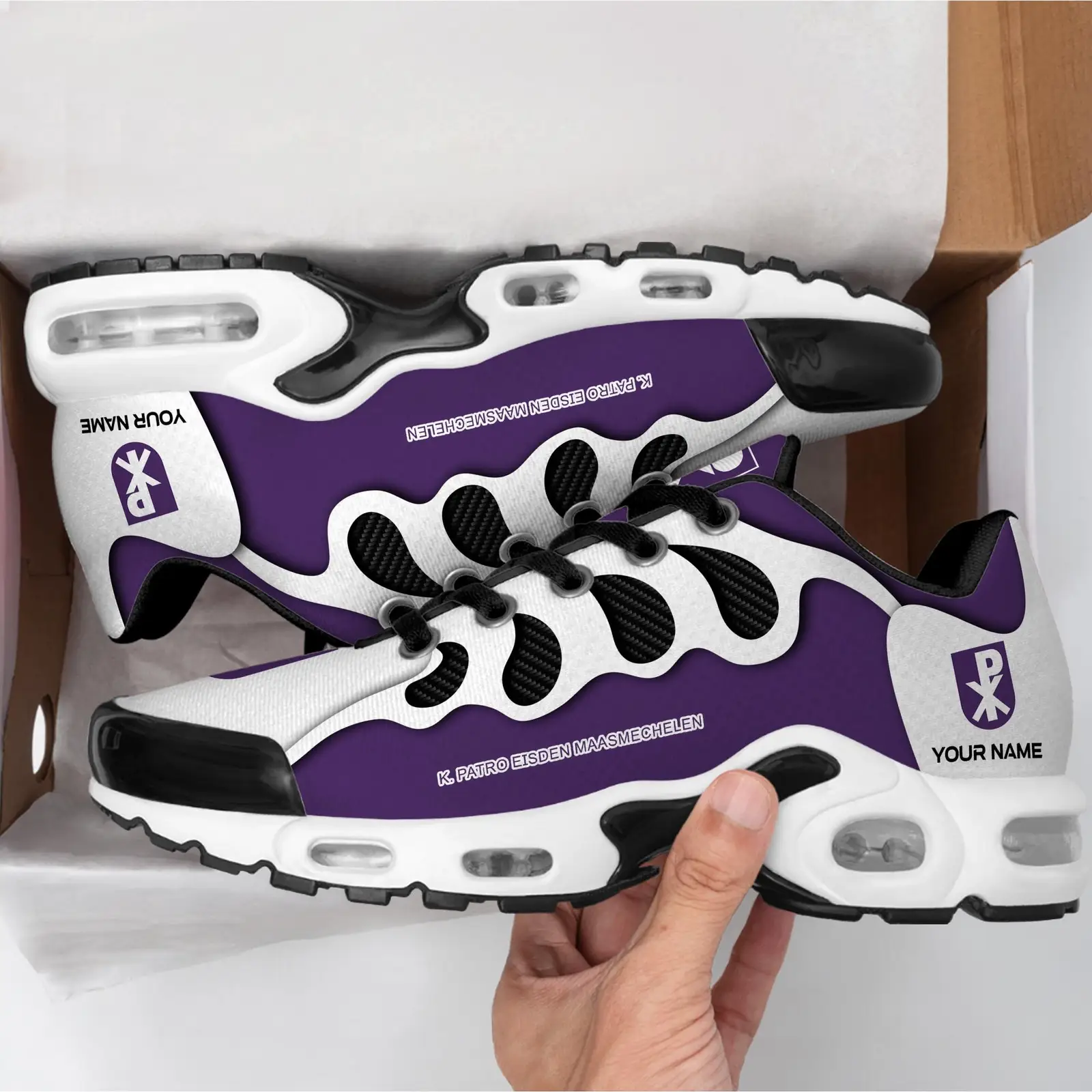 K. Patro Eisden Maasmechelen Air Max Plus Shoes Sneakers For Men And Women K. Patro Eisden Maasmechelen Air Max Plus Shoes Sneakers For Men And Women - Image 1