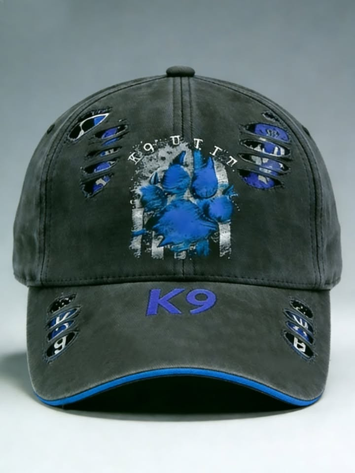 K9 Police Dog Hat Military Canine Baseball Cap Best Gifts For Veteran