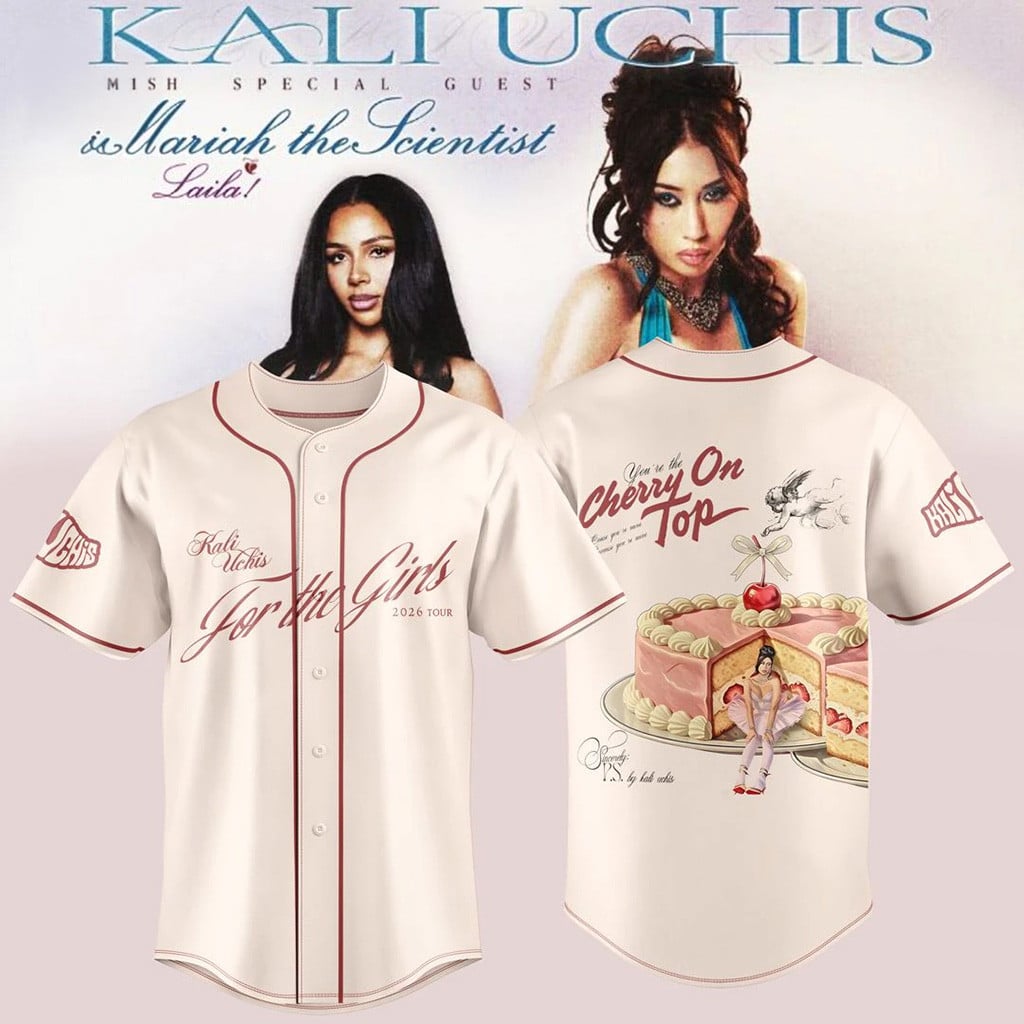 KALI UCHIS For The Girls The 2026 Tour Baseball Jersey KALI UCHIS Merch Gifts For Fan