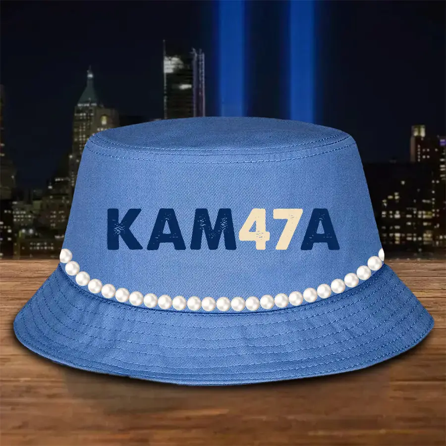 Kam47A Bucket Hat Kamala Harris Campaign 2024 President Hat Gifts For Wife