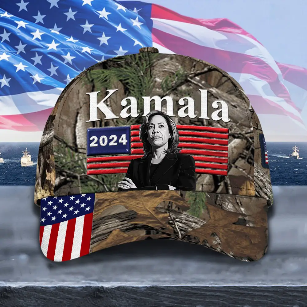 Kamala 2024 Camo Hat Kamala Harris For President Cap Gifts For Boyfriend