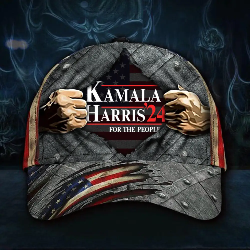 Kamala Harris 24 For The People Hat Madam President Kamala Harris Hat Vintage Cap Kamala Harris 24 For The People Hat Madam President Kamala Harris Hat Vintage Cap - Image 1