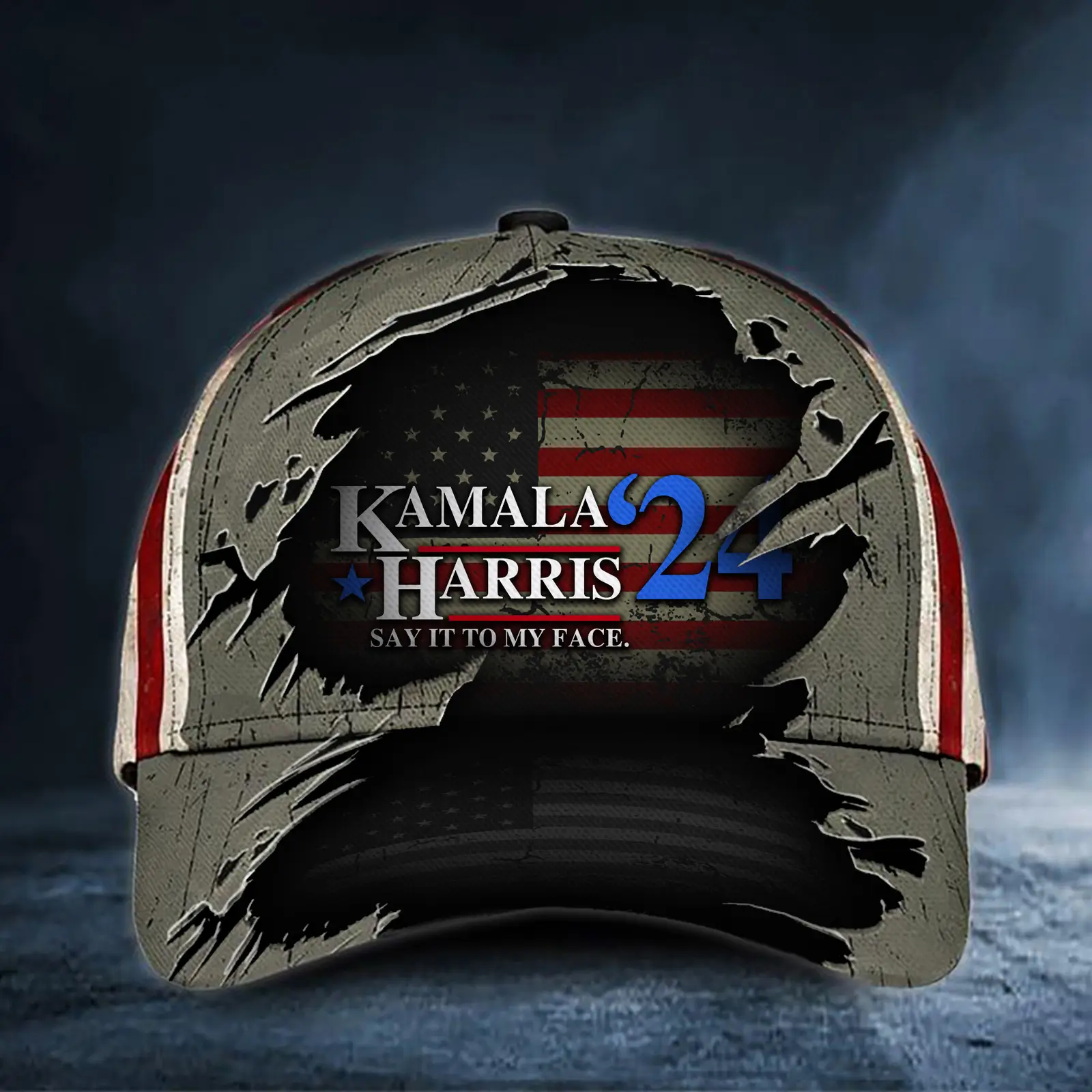 Kamala Harris 24 Say It To My Face Hat I'm With Her Kamala Hat For Supporters Gifts