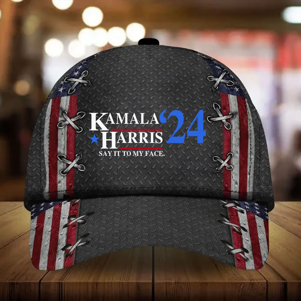 Kamala Harris 24 Say It To My Face Hat Kamala Harris For The People Hat Gifts For Voters