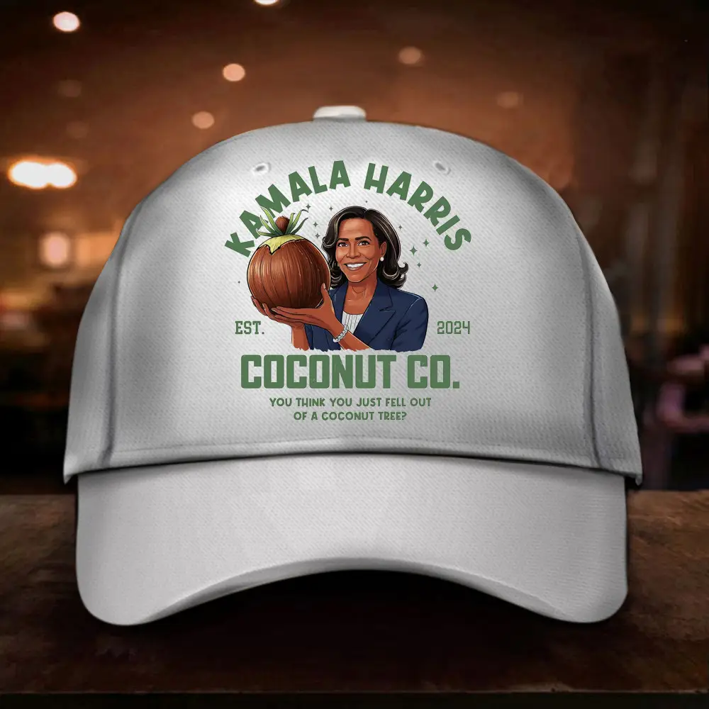 Kamala Harris Coconuts Hat You Think You Just Fell Out Of A Coconut Tree Hat Gifts For Him Kamala Harris Coconuts Hat You Think You Just Fell Out Of A Coconut Tree Hat Gifts For Him - Image 1