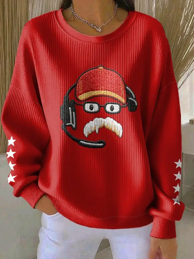 Kansas City Chiefs Coach Sweatshirt Football Apparel Game Day Gifts For Football Lovers