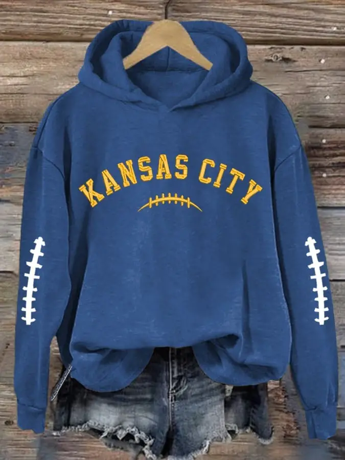 Kansas City Chiefs Hoodie Football Game Day Apparel Fan Merch KC Chiefs Gift Ideas Kansas City Chiefs Hoodie Football Game Day Apparel Fan Merch KC Chiefs Gift Ideas - Image 1