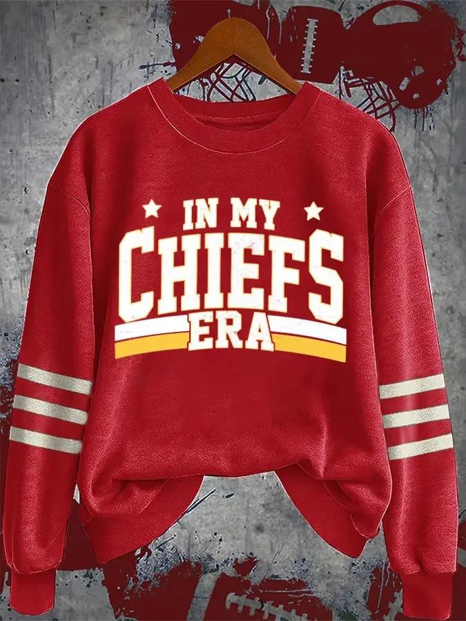 Kansas City Chiefs In My ChiefS Era Sweatshirt Football Clothing Game Day Fan Merch Fan Gifts