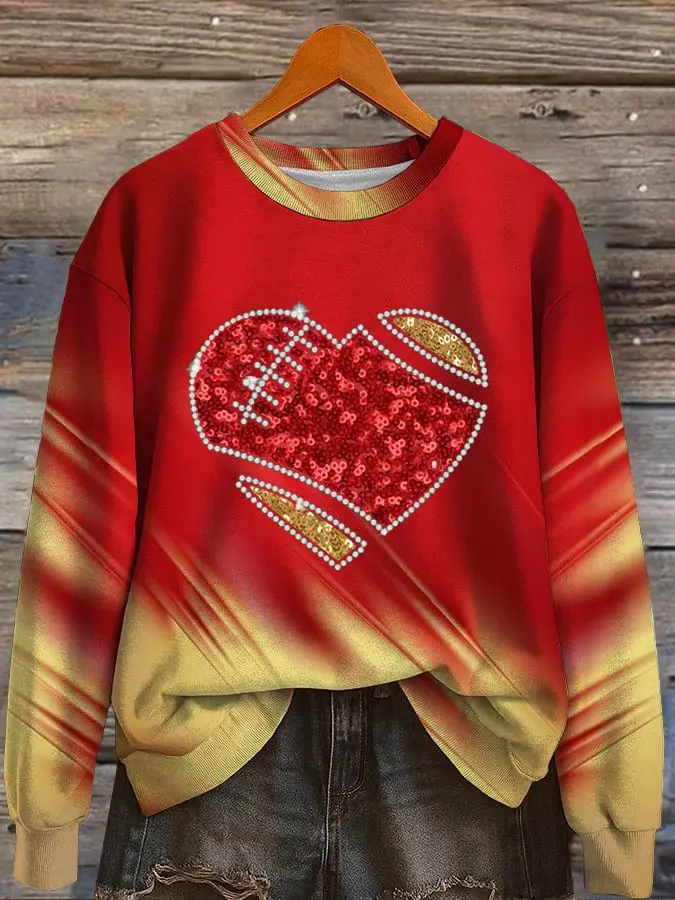 Kansas City Chiefs Sweatshirt Game Day Outfits Football Unique KC Chiefs Gifts For Her
