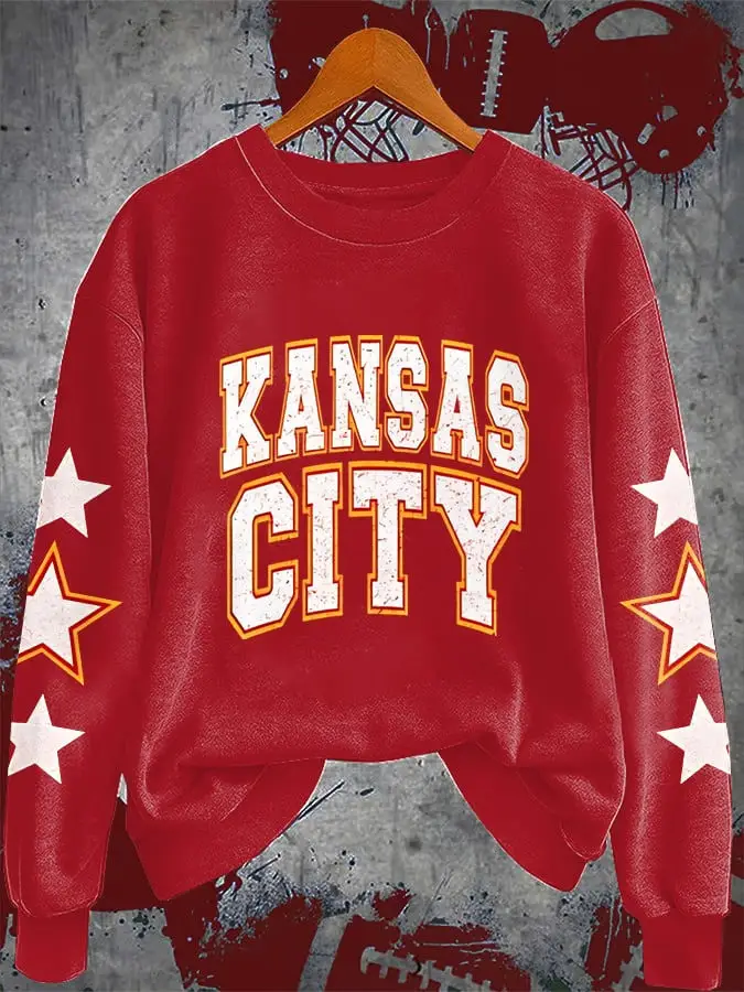 Kansas City Chiefs Sweatshirt Womens Gameday Clothing Best Football Gifts For Chiefs Fans