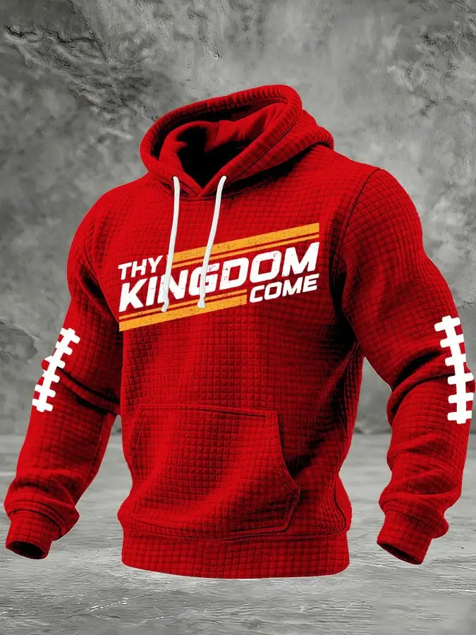 Kansas City Chiefs Thy Kingdom Come Hoodie Men's Football Game Day Unique KC Chiefs Gifts