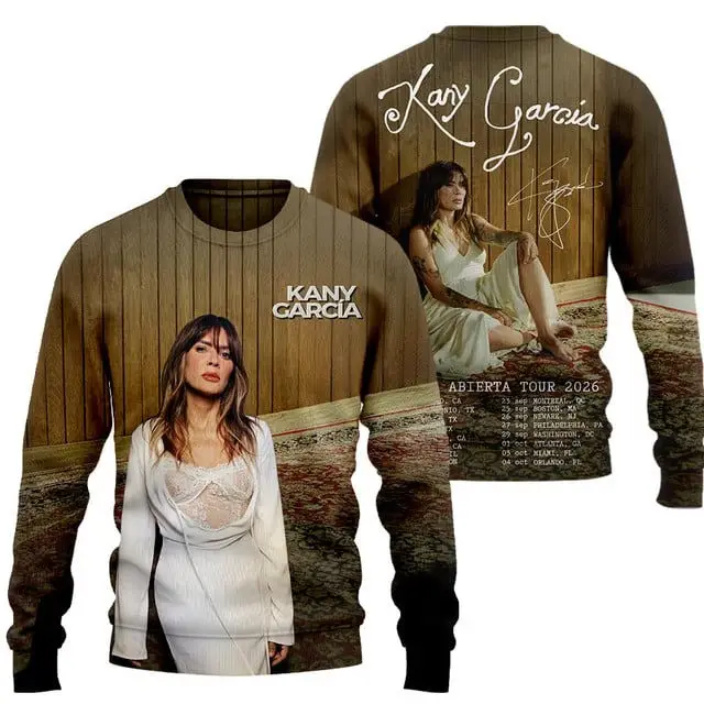 Kany Garcia Merch Sweatshirt Puerta Abierta Tour 2026 Clothing Gift For Kany Garcia Lovers