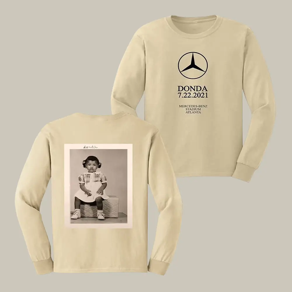 Kanye West Donda July Listening Party Long Sleeve Shirt Kanye West Apparel Music Fan Gift Idea