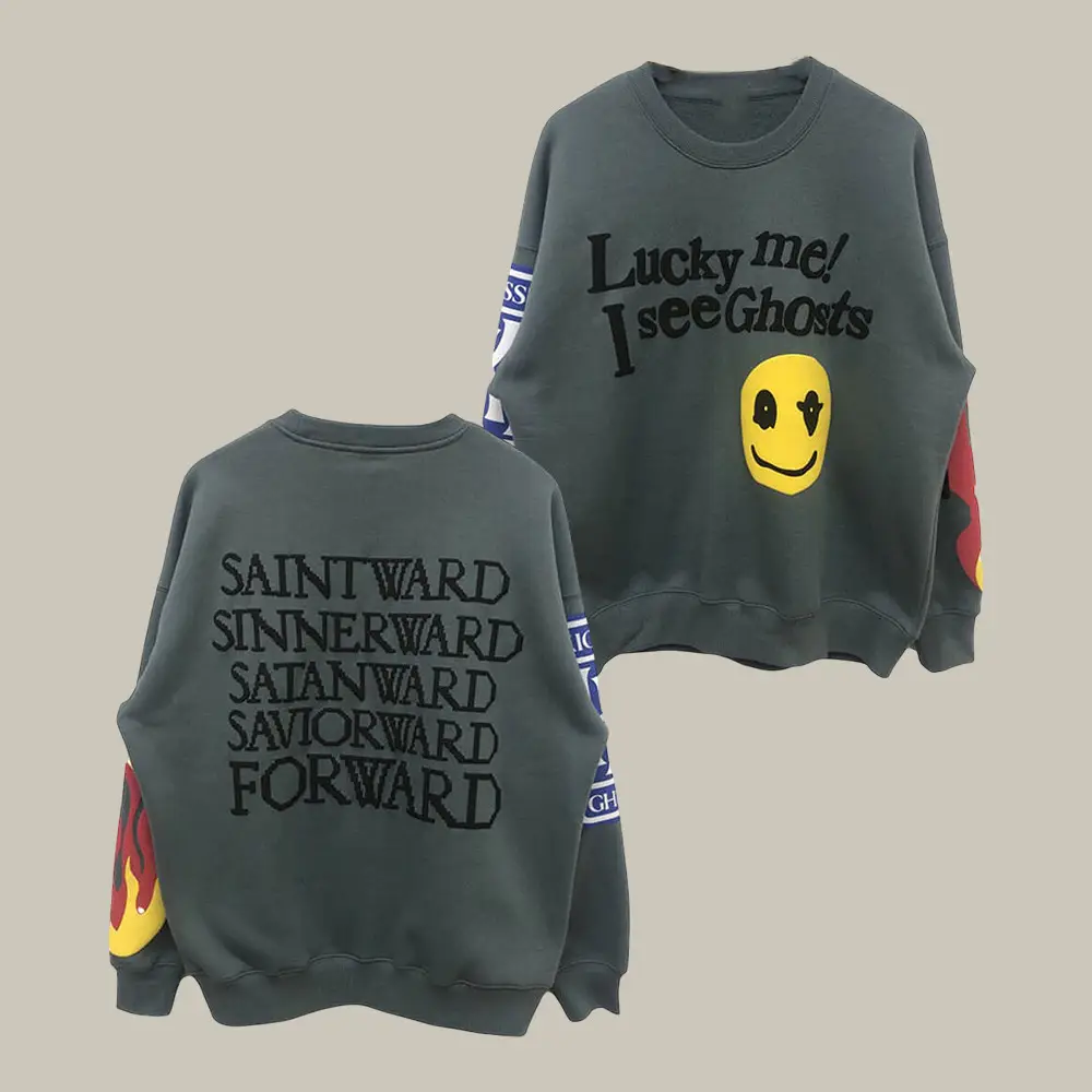 Kanye West Lucky Me I See Ghost Sweatshirt Kanye West 2026 World Tour Clothing Music Buffs Gift