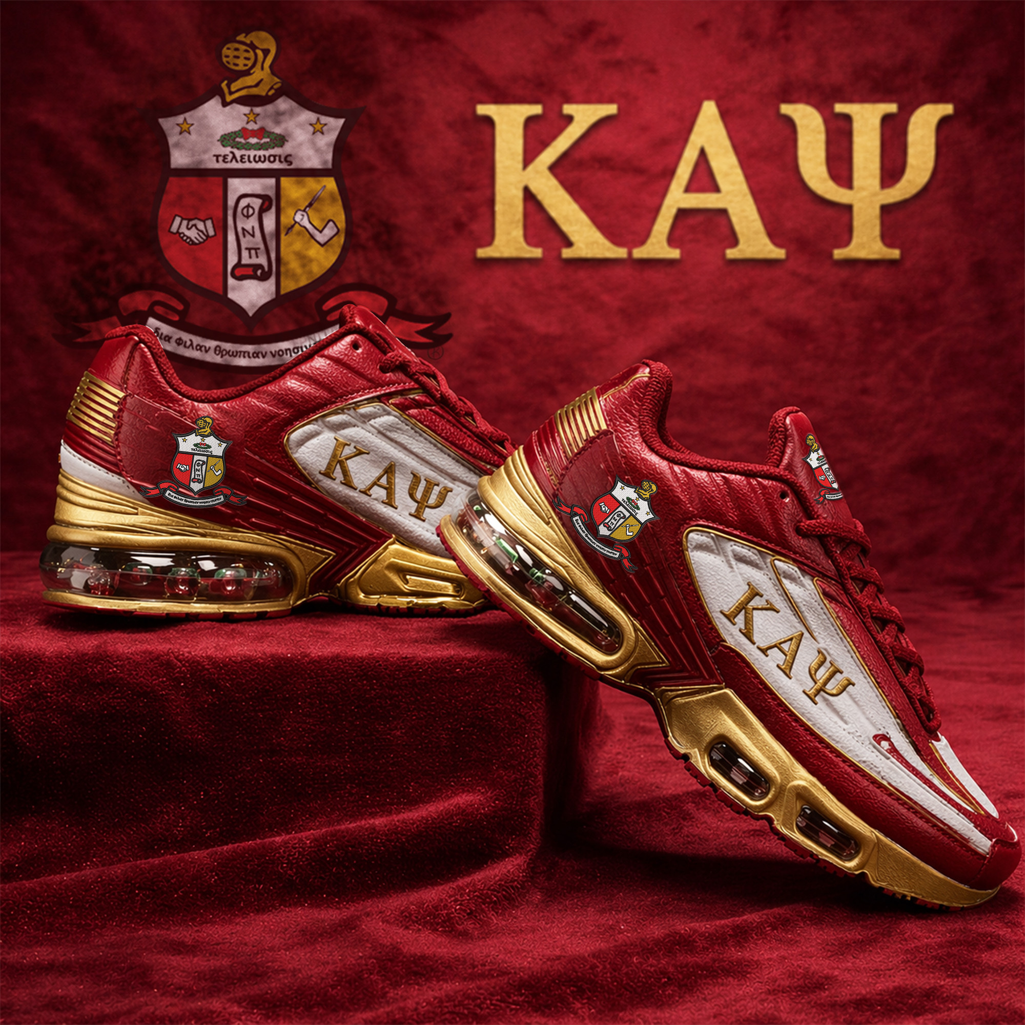 Kappa Alpha Psi Fraternity Shoes Sneakers Kappa Alpha Psi Merch Father's Day Gifts For Dad