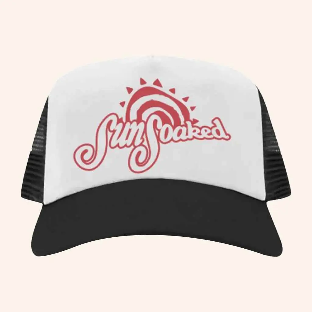 Kaskade Merch Sunsoaked Black Trucker Hat Gifts For DJ Fans -WearandDecor