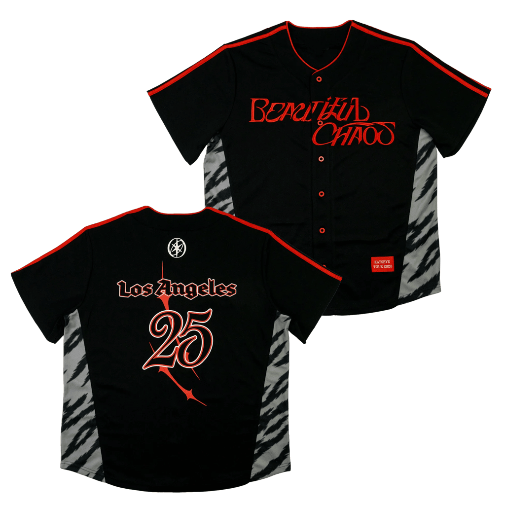 KATSEYE Merch 2026 BEAUTIFUL CHAOS City Jersey Los Angeles 25 Apparel Gifts For Her