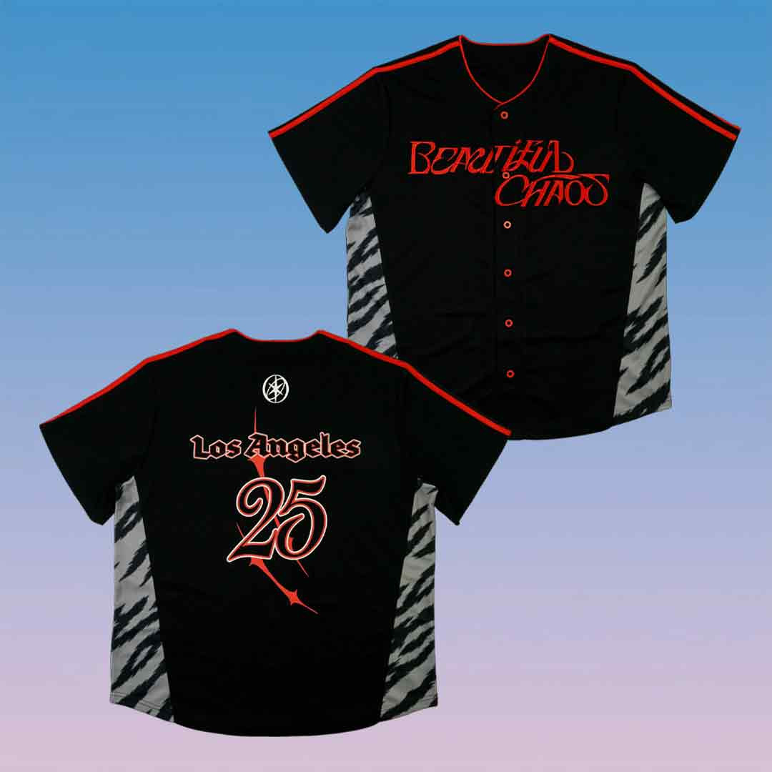 Katseye Merch Beautiful Chaos Jersey Los Angeles Concert Apparel Gift For Fans