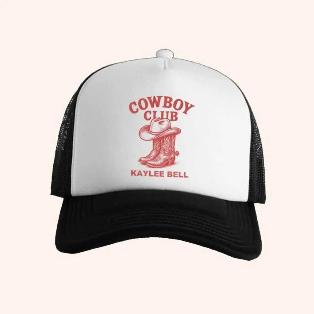 Kaylee Bell Merch Cowboy Club Trucker Hat Music Lover Gift Ideas For Him -WearandDecor Kaylee Bell Merch Cowboy Club Trucker Hat Music Lover Gift Ideas For Him -WearandDecor - Image 1