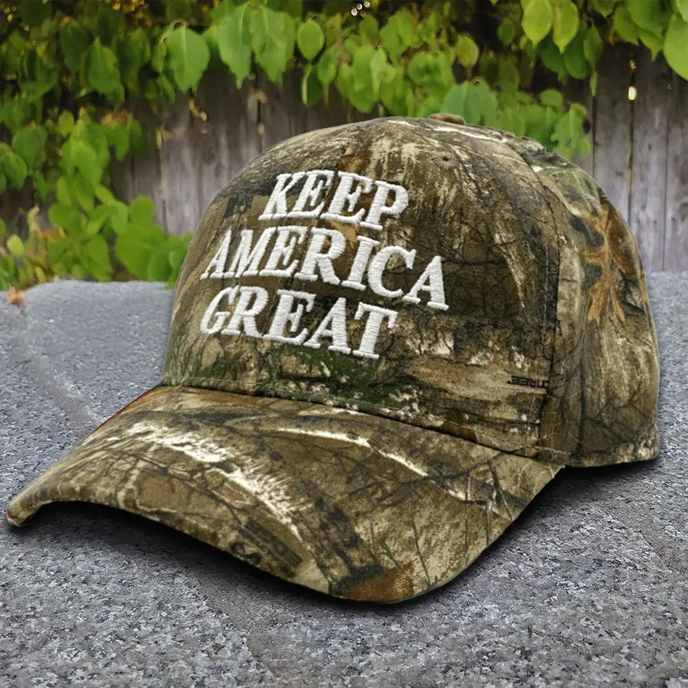 Keep America Great Trump 2024 Embroidered Camo Hat Donald Trump Hat Gifts For Father