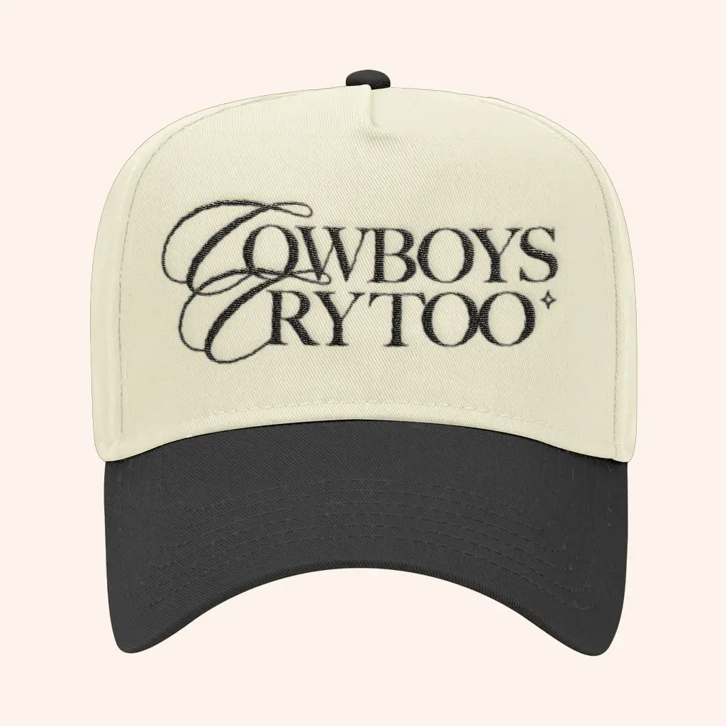 Kelsea Ballerini Merch Cowboys Cry Too Embroidered Hat Gifts For Music Lovers -WearandDecor