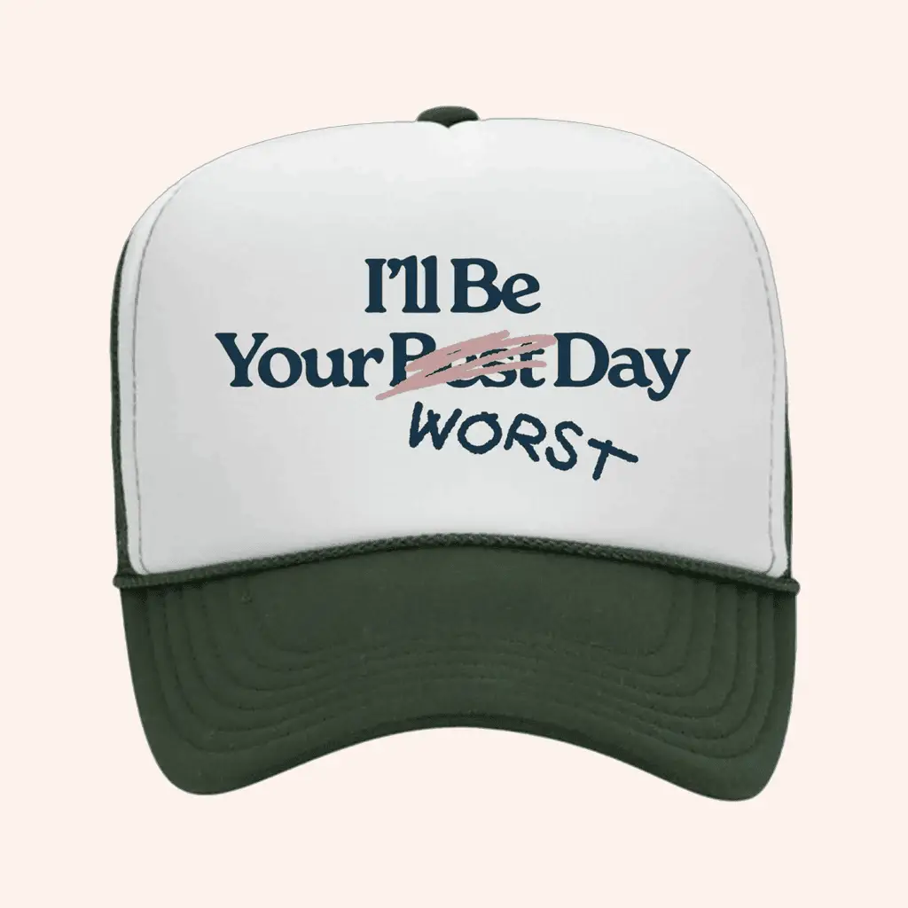 Kelsea Ballerini Merch I'll Be Your Worst Day Trucker Hat Gift Ideas For Husband -WearandDecor