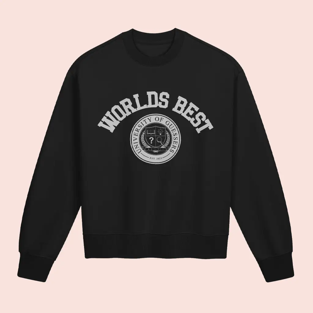 Kevin Langue University Of Guessers Sweatshirt U Of G Creator Apparel Kevin Langue Fan Gift